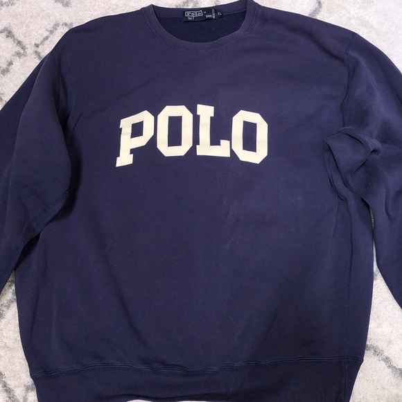 vintage polo crewneck